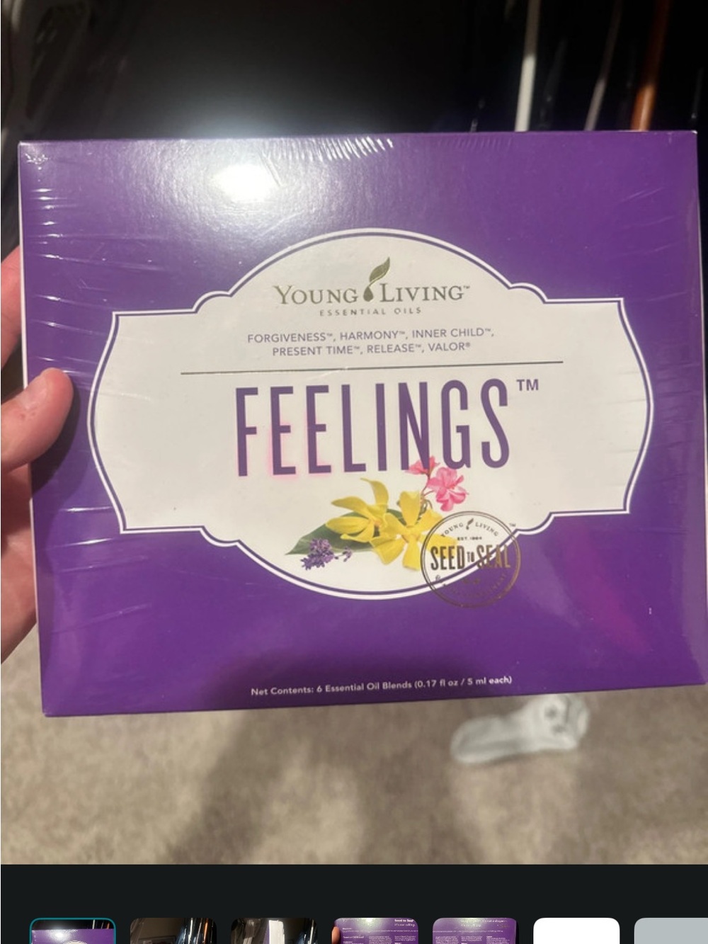Young Living Feelings Essential Oil Set - Purple